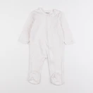 Vertbaudet - pyjama coton blanc, bleu - 9 mois