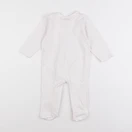 Vertbaudet - pyjama coton blanc, bleu - 9 mois