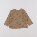 Boutchou - tee-shirt marron - 6 mois