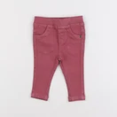 Vertbaudet - jegging rose - 3 mois