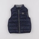 Petit Bateau - doudoune réversible bleu - 12 mois