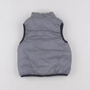 Petit Bateau - doudoune réversible bleu - 12 mois