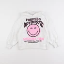 Zara - sweat blanc - 7 ans
