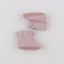Tape à l'oeil - chaussons rose - 3/6 mois