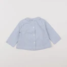Cyrillus - blouse bleu - 9 mois