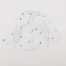 Jacadi - chemise blanc - 6 mois