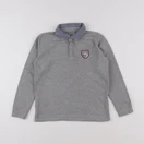Vertbaudet - polo gris - 10 ans