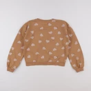 Vertbaudet - sweat marron - 10 ans
