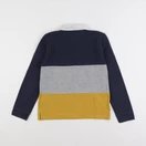 Monoprix - polo bleu, jaune - 8 ans