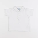 Cyrillus - polo blanc - 9 mois