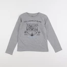 Cyrillus - tee-shirt gris - 8 ans