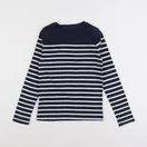 Monoprix - tee-shirt bleu, blanc - 8 ans