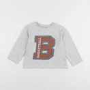Vertbaudet - tee-shirt gris - 4 ans