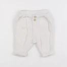 Vertbaudet - pantalon blanc - 1 mois