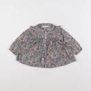 Boutchou - blouse vert - 9 mois