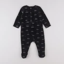 Natalys - pyjama velours bleu - 9 mois