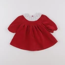Vertbaudet - robe rouge - 3 mois