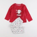 Vertbaudet - pyjama velours rouge - 3 ans