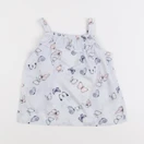 H&M - blouse bleu - 12/18 mois