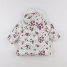 Petit Bateau - doudoune blanc, rose - 18 mois