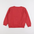 Vertbaudet - sweat rouge - 8 ans