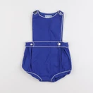 Jacadi - combinaison bleu, blanc - 12 mois
