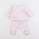 Jacadi - pyjama coton rose - 3 mois