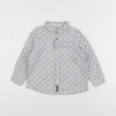 IKKS - chemise gris, bleu - 2 ans