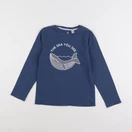 Okaidi - tee-shirt bleu - 8 ans
