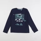 Okaidi - tee-shirt bleu - 10 ans