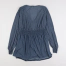 H&M - blouse grossesse bleu - m