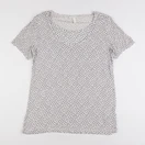 H&M - tee-shirt grossesse beige, gris - m
