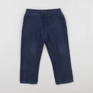 Vertbaudet - pantalon doublé bleu - 2 ans