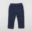 Vertbaudet - pantalon doublé bleu - 2 ans