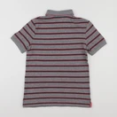 IKKS - polo gris, rose - 10 ans
