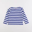 Cadet Rousselle - tee-shirt bleu, blanc - 2 ans