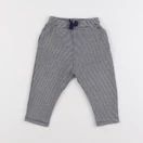 Petit Bateau - jogging bleu, blanc - 12 mois
