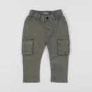 IKKS - pantalon vert - 12 mois
