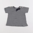 Petit Bateau - tee-shirt bleu - 18 mois