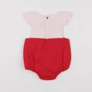 Jacadi - combinaison rouge, rose - 1 mois