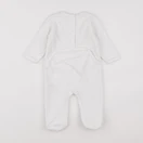 Vertbaudet - pyjama velours blanc - 9 mois