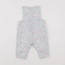 Jacadi - combinaison liberty blanc, gris - 6 mois