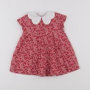 Jacadi - robe liberty rouge - 6 mois