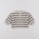 Vertbaudet - pull bleu - 3 mois