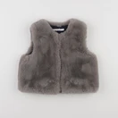 Monoprix - gilet gris - 6 ans