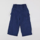 Petit Bateau - pantalon bleu - 3 ans