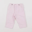 Jacadi - pantalon doublé rose - 12 mois