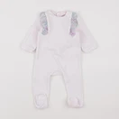 Jacadi - pyjama velours rose - 6 mois