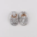 Easy Peasy - chaussons argent - pointure 17/18