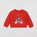 Jacadi - pull rouge - 12 mois
